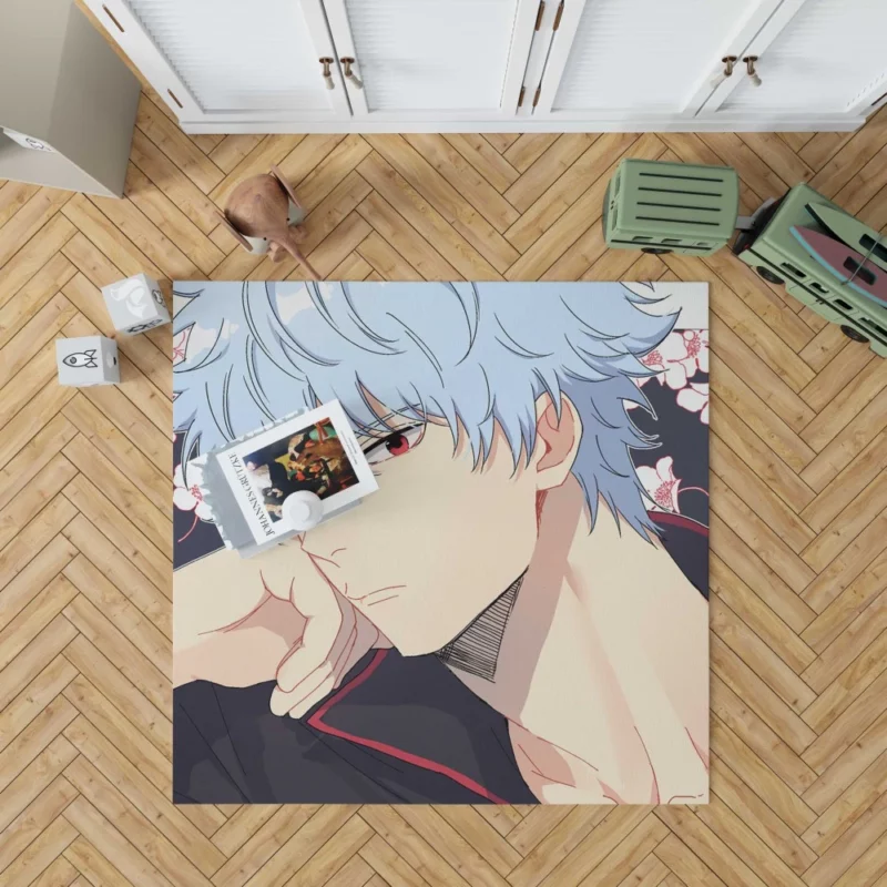 Gintoki Adventures in Gintama Anime Rug