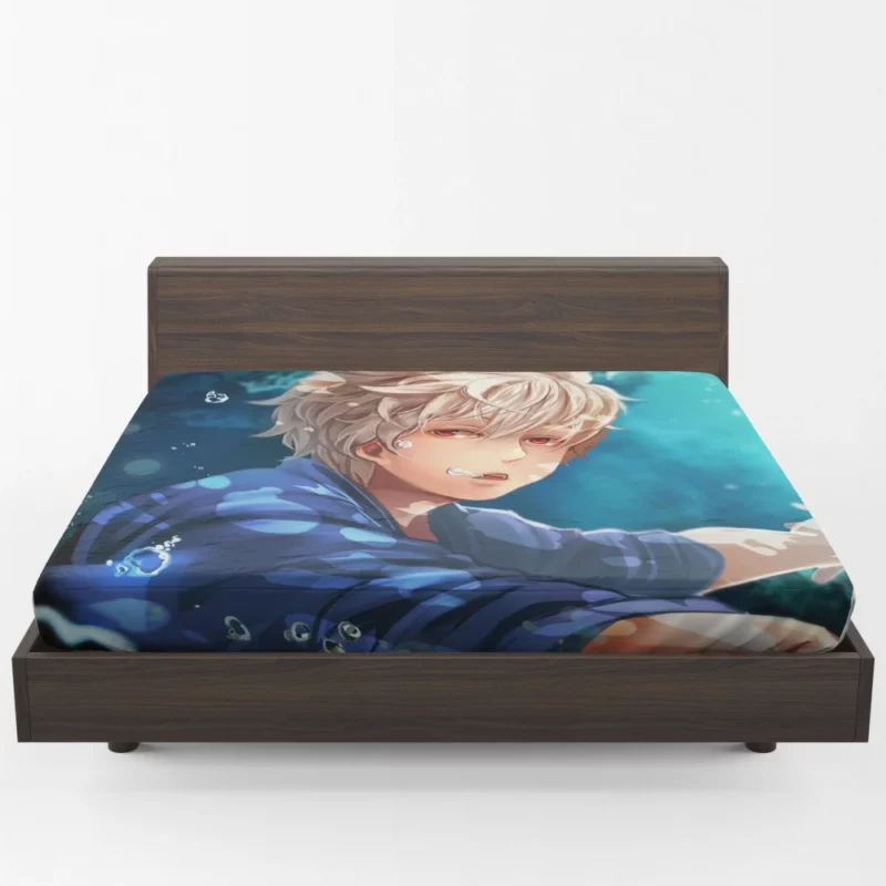 Gintoki Bubble-Blowing Adventure Anime Fitted Sheet 1