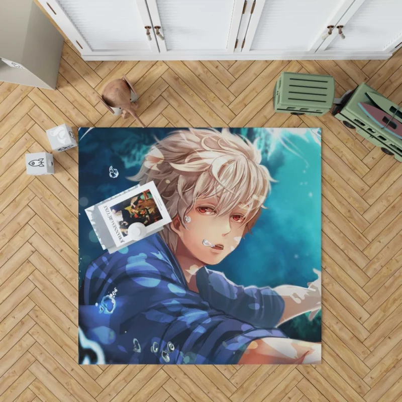 Gintoki Bubble-Blowing Adventure Anime Rug