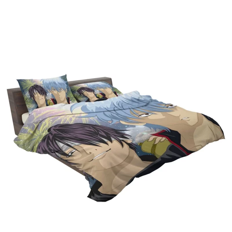 Gintoki Clash with Shinsuke Takasugi Anime Bedding Set 2