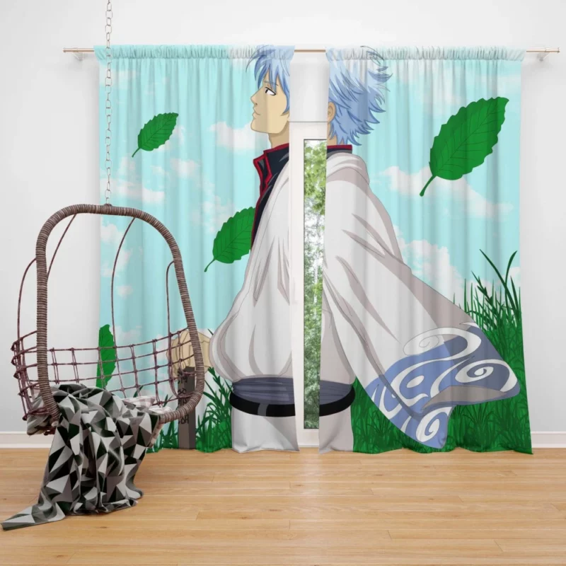 Gintoki Comedy and Action Anime Curtain