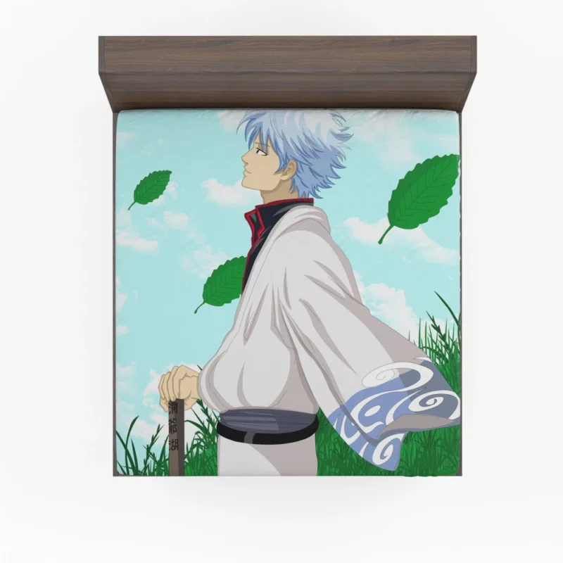 Gintoki Comedy and Action Anime Fitted Sheet