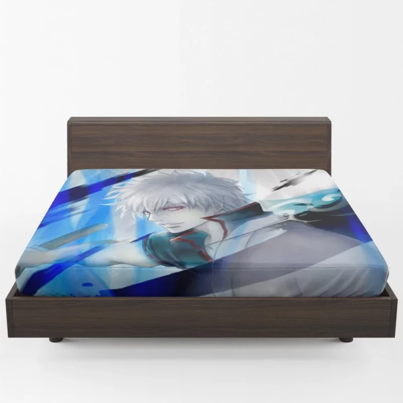 Gintoki Journey in Feudal Japan Anime Fitted Sheet 1