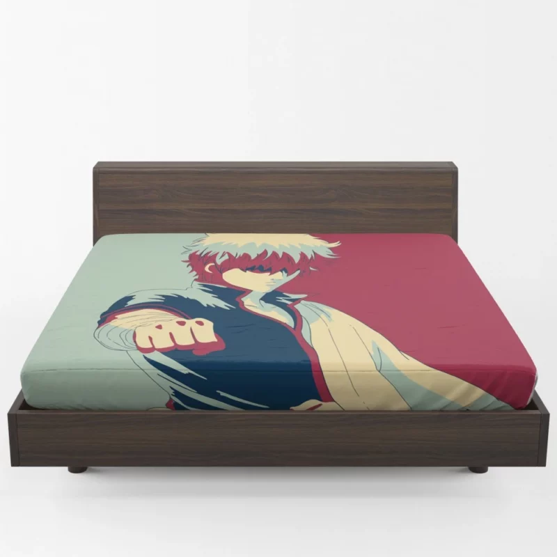 Gintoki Sakata Iconic Anime Protagonist Fitted Sheet 1