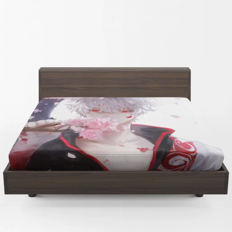 Gintoki Wisdom and Whimsy Anime Fitted Sheet 1