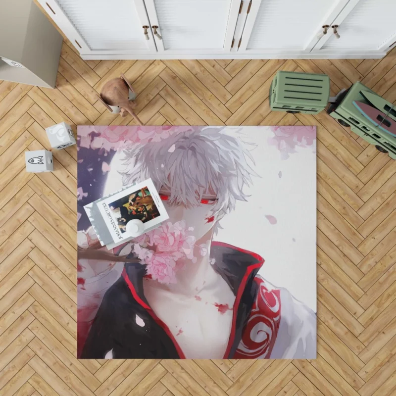 Gintoki Wisdom and Whimsy Anime Rug