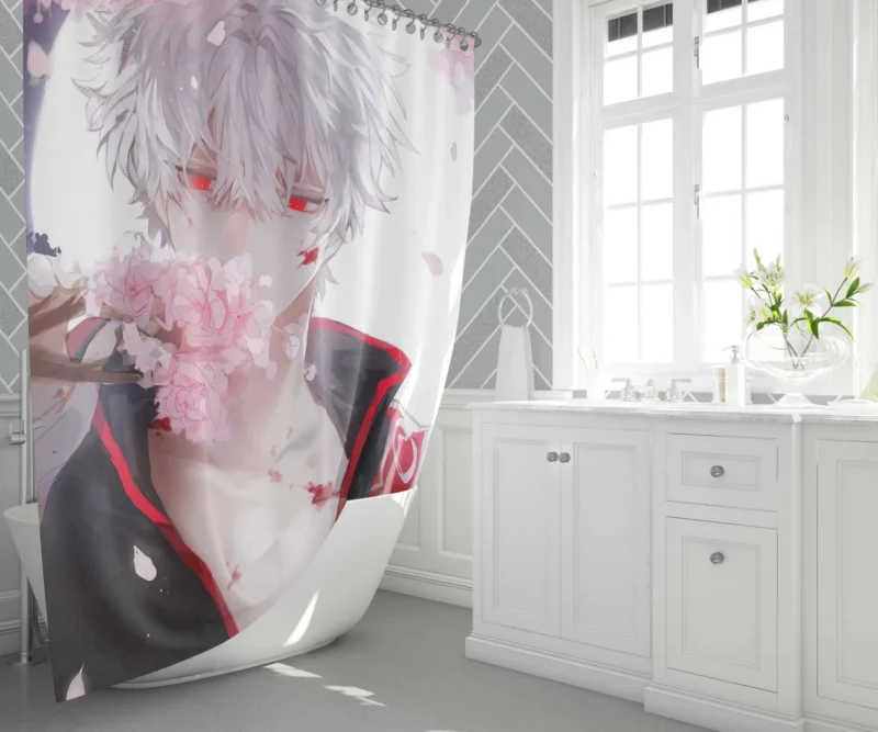 Gintoki Wisdom and Whimsy Anime Shower Curtain 1