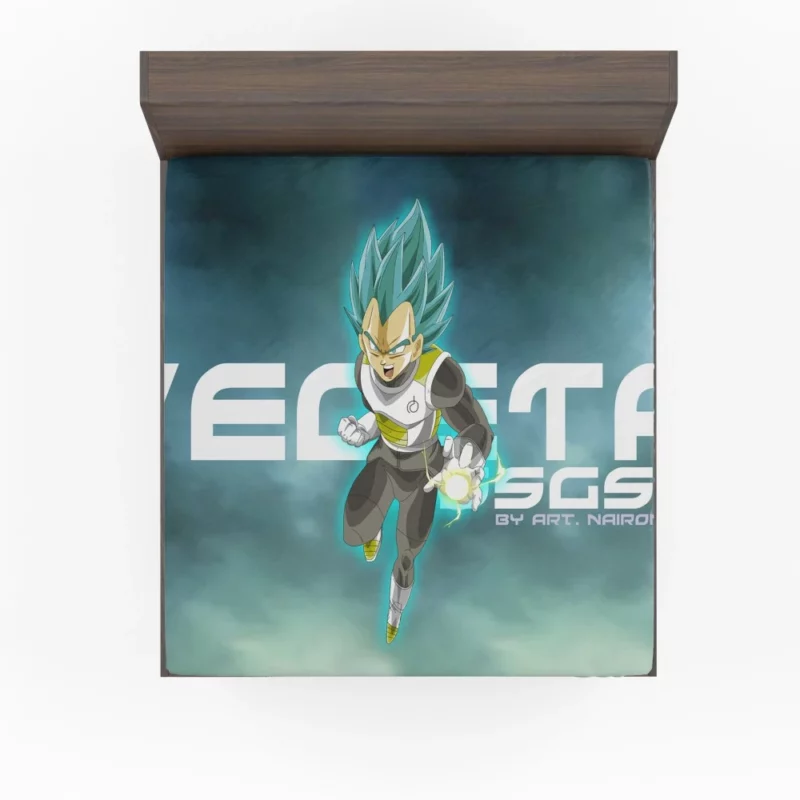 Godly Ascension Vegeta SSGSS Form Anime Fitted Sheet