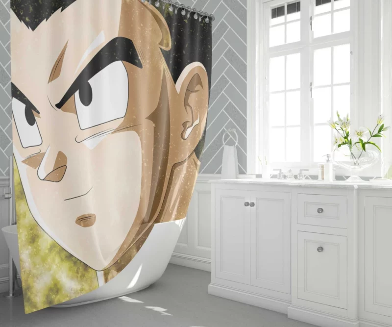 Gohan Defending the Universe Anime Shower Curtain 1