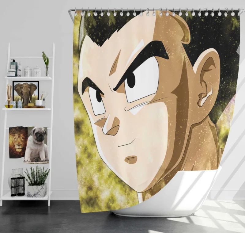 Gohan Defending the Universe Anime Shower Curtain