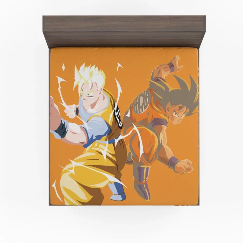 Gohan & Goku Bond Unbreakable Connection Anime Fitted Sheet
