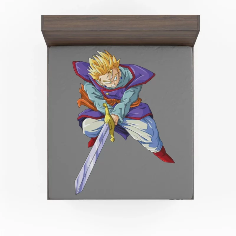 Gohan SSJ with Sword Warrior Strength Anime Fitted Sheet