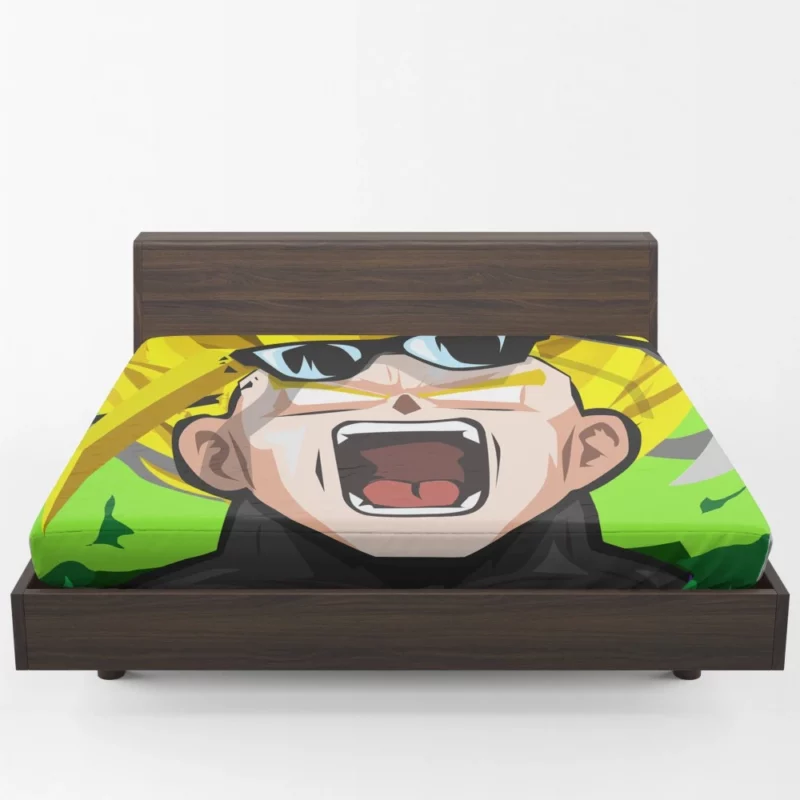 Gohan SSJ2 Power Unleashed Anime Fitted Sheet 1
