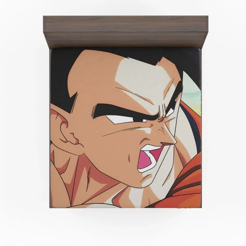 Gohan Shifting to New Power Anime Fitted Sheet