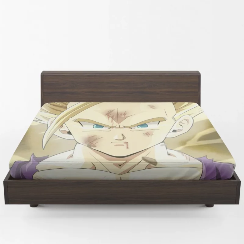 Gohan Unleashing Hidden Potential Anime Fitted Sheet 1