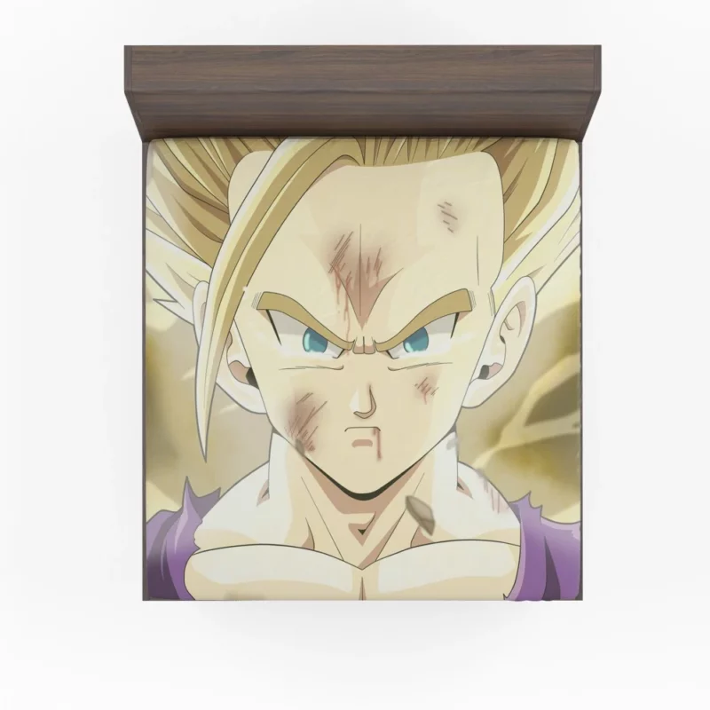 Gohan Unleashing Hidden Potential Anime Fitted Sheet