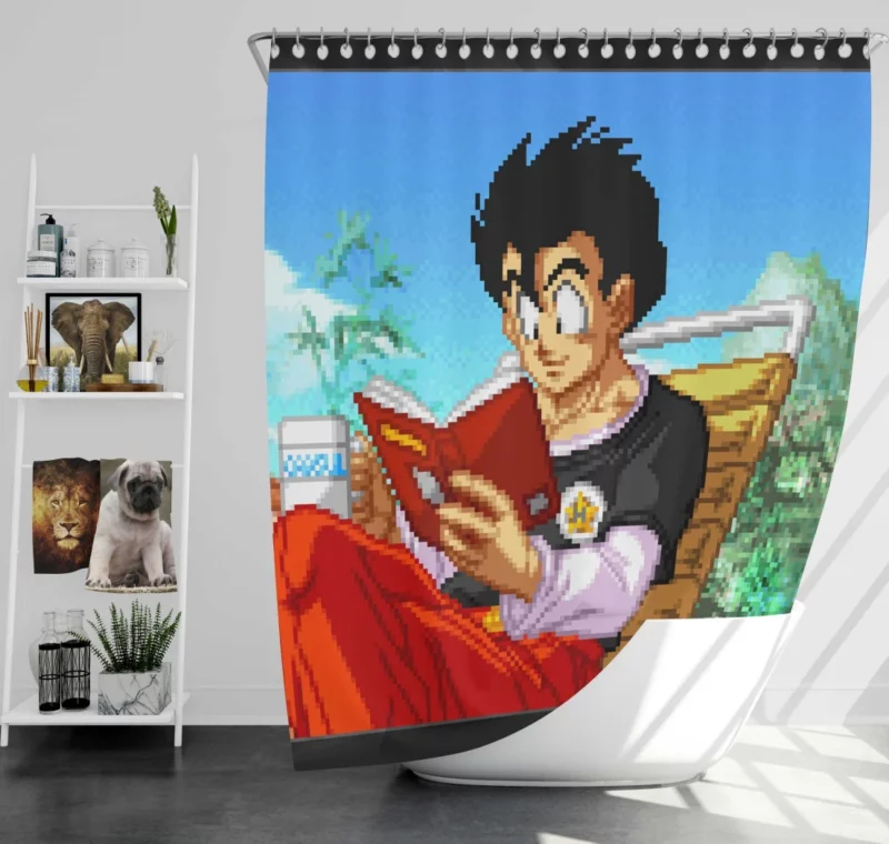 Gohan in Dragon Ball Z Supersonic Warriors Anime Shower Curtain