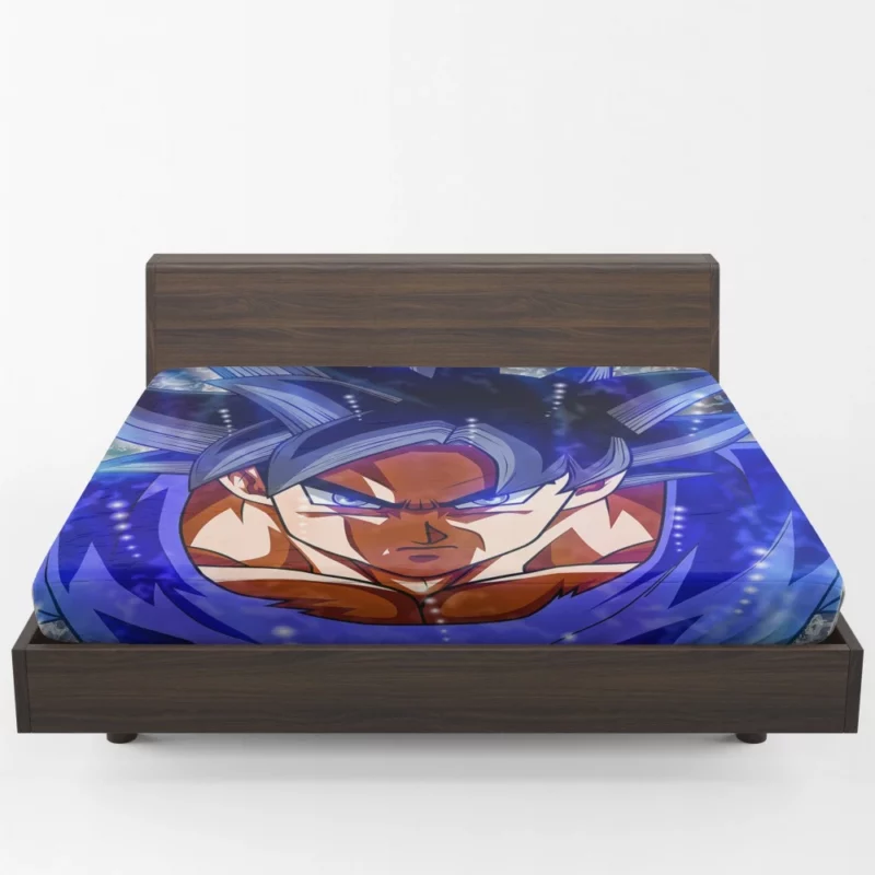 Goku Attains Divine Form Mastery Anime Fitted Sheet 1