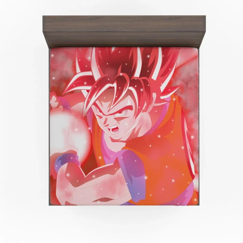 Goku Determined Path to Victory Anime Fitted Sheet