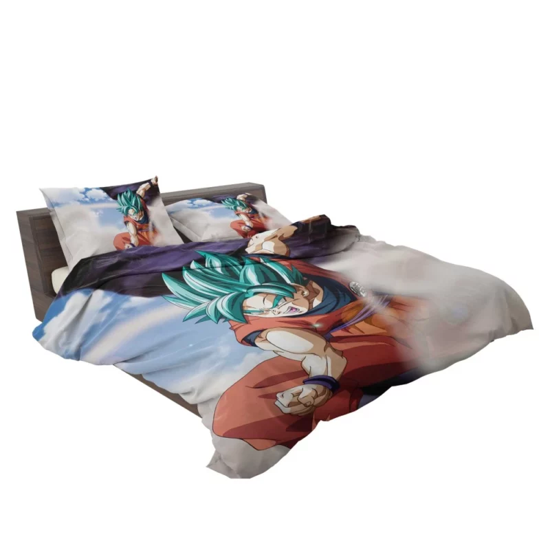 Goku Dragon ball Super Saiyan Blue Anime Bedding Set 2