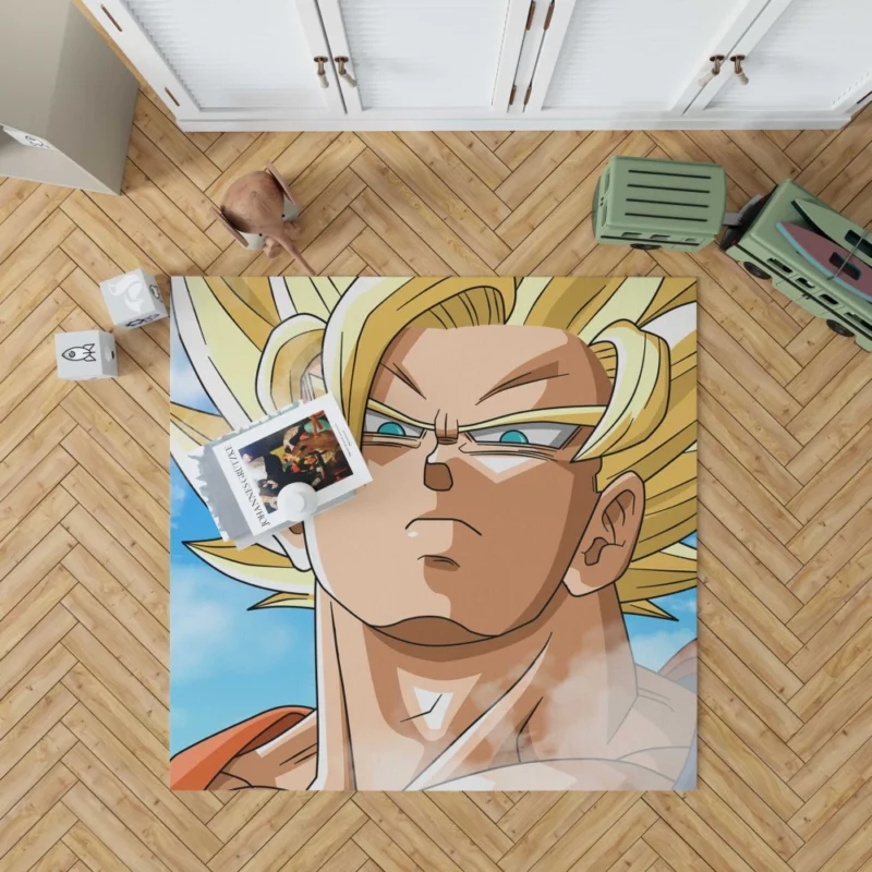 Goku Endless Quest in Dragon Ball Anime Rug