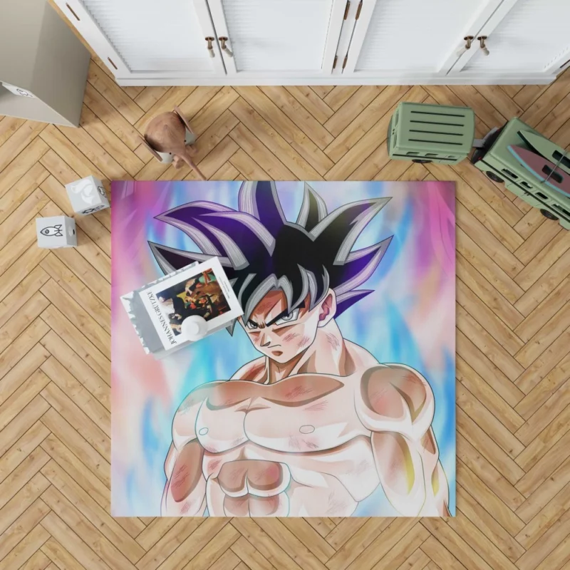 Goku Form Evolution Chronicles Anime Rug