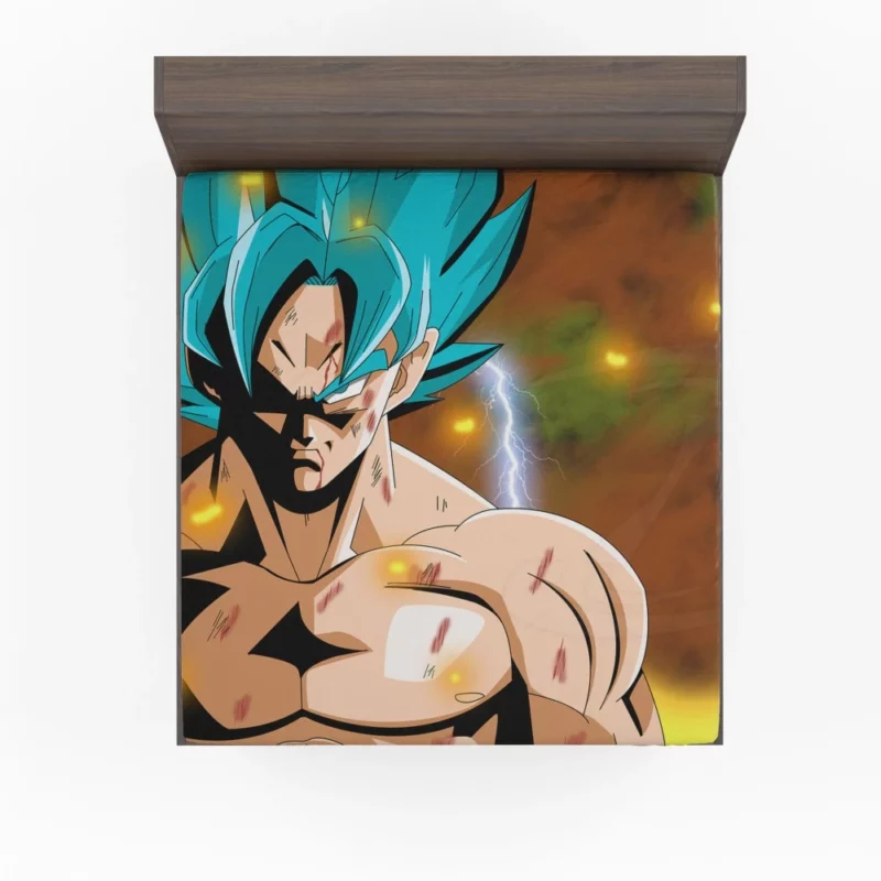 Goku Form Unveiled and Mastered Anime Fitted Sheet