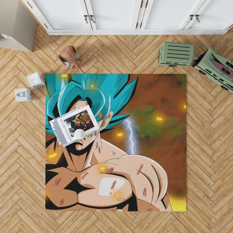 Goku Form Unveiled and Mastered Anime Rug