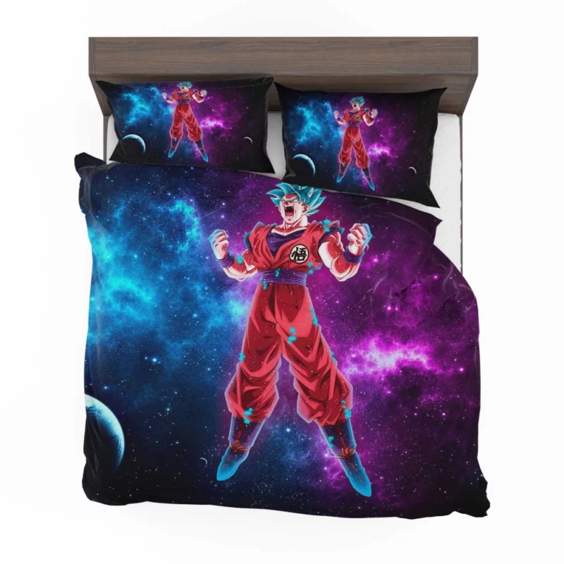 Goku Godly Power and Form Anime Bedding Set 1