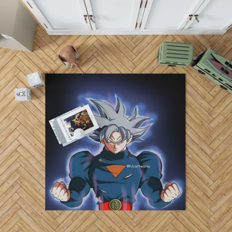 Goku & Grand Priest Cosmic Alliance Anime Rug