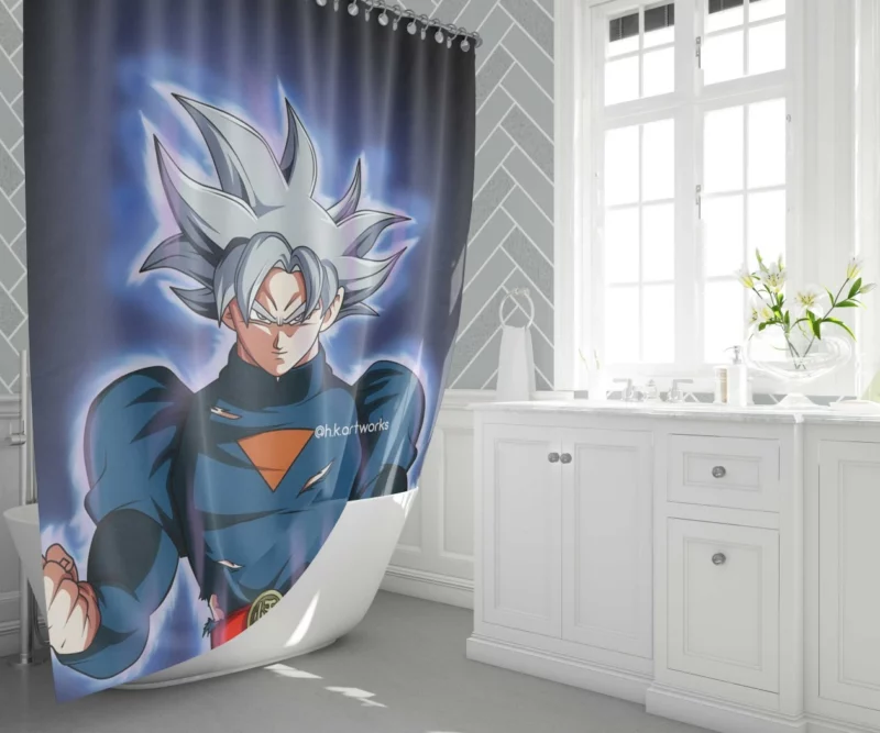 Goku & Grand Priest Cosmic Alliance Anime Shower Curtain 1