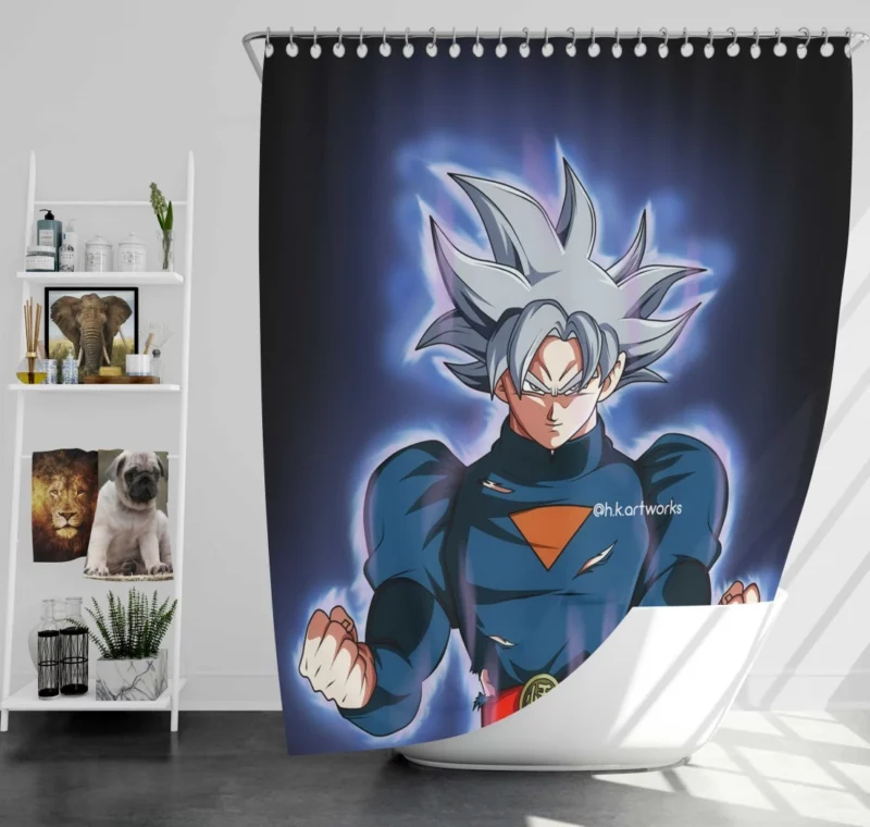 Goku & Grand Priest Cosmic Alliance Anime Shower Curtain