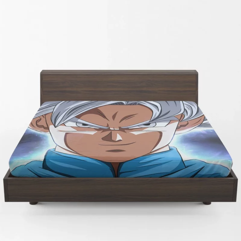 Goku Grand UI Form Supreme Mastery Anime Fitted Sheet 1