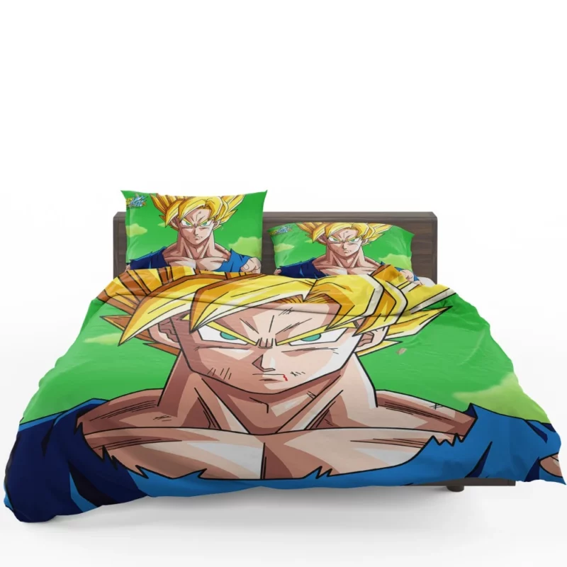 Goku Heroic Journey Unforgettable Saga Anime Bedding Set