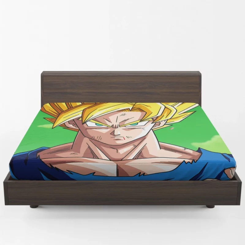 Goku Heroic Journey Unforgettable Saga Anime Fitted Sheet 1