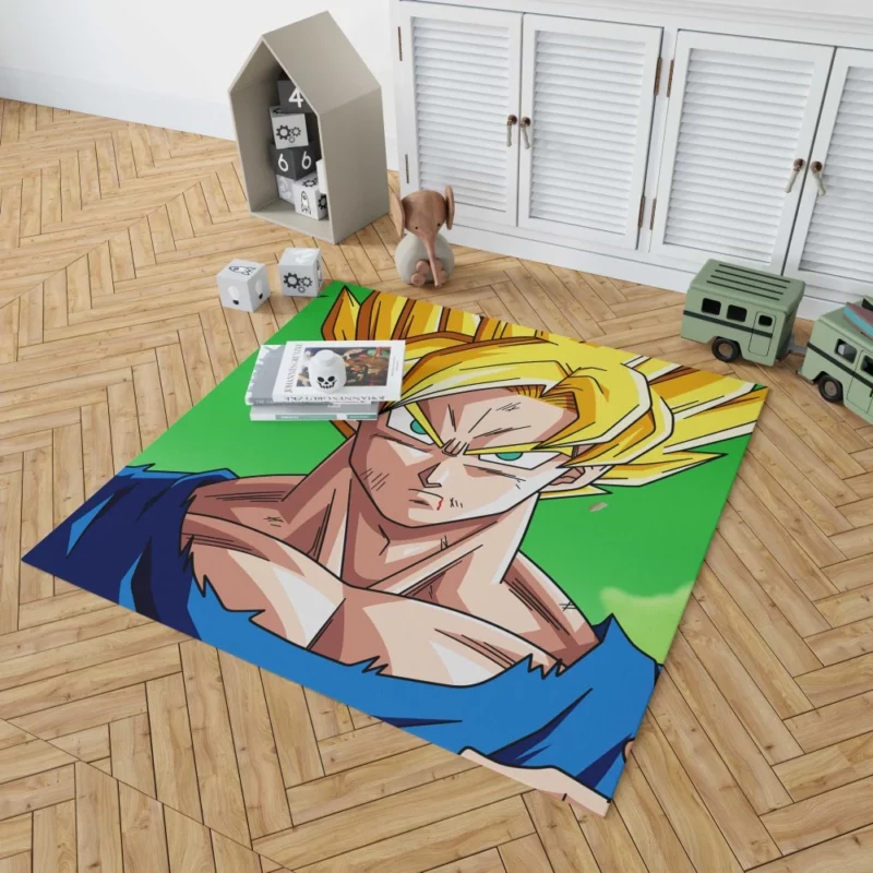 Goku Heroic Journey Unforgettable Saga Anime Rug 1