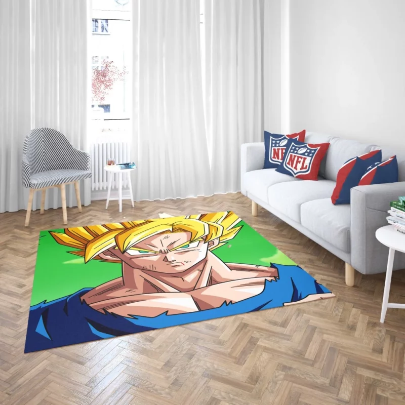 Goku Heroic Journey Unforgettable Saga Anime Rug 2