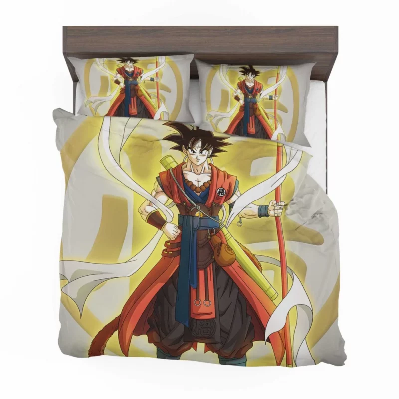 Goku Heroic Journey in Anime Bedding Set 1