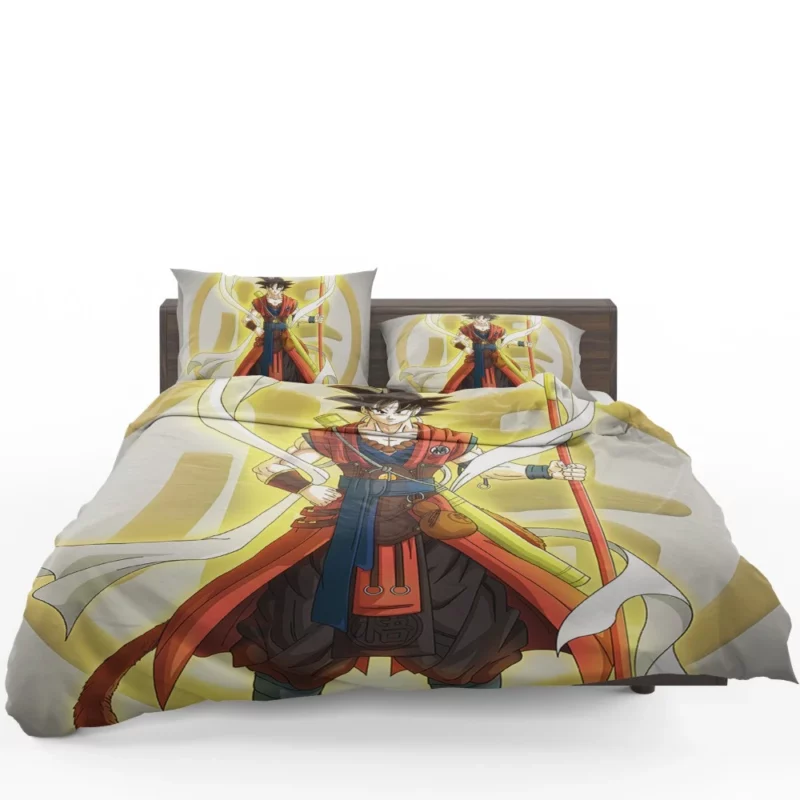 Goku Heroic Journey in Anime Bedding Set