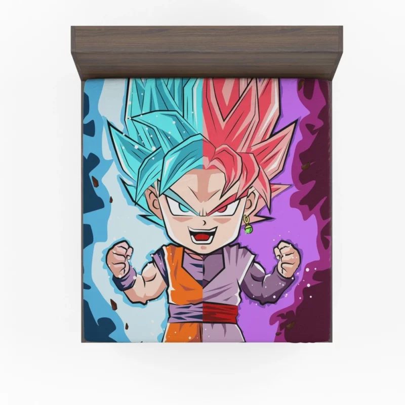 Goku Intense Battle of Wills Anime Fitted Sheet