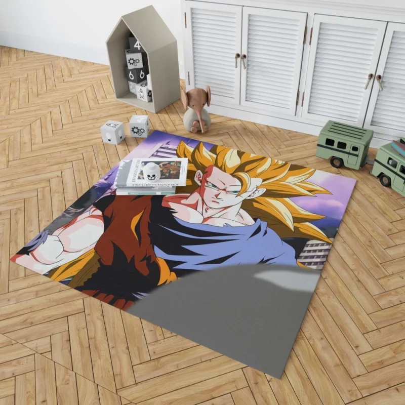 Goku Journey in Dragon Ball Z Kai Anime Rug 1