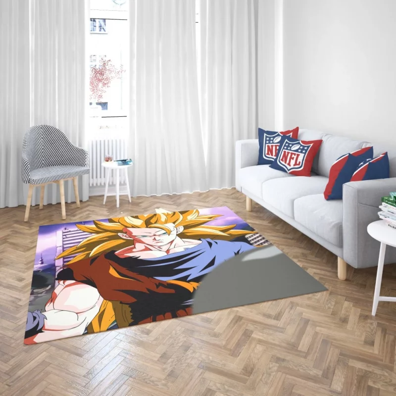 Goku Journey in Dragon Ball Z Kai Anime Rug 2