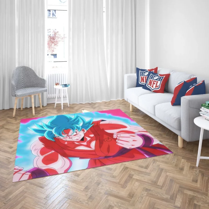 Goku Kaioken Mastery Unleashed Power Anime Rug 2