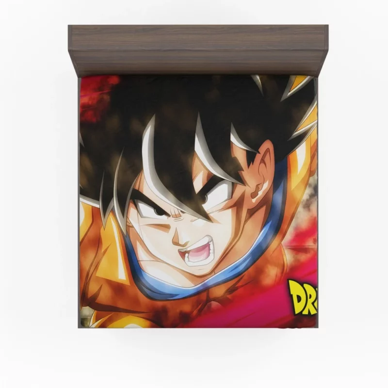 Goku Legendary Journey Begins Anime Fitted Sheet