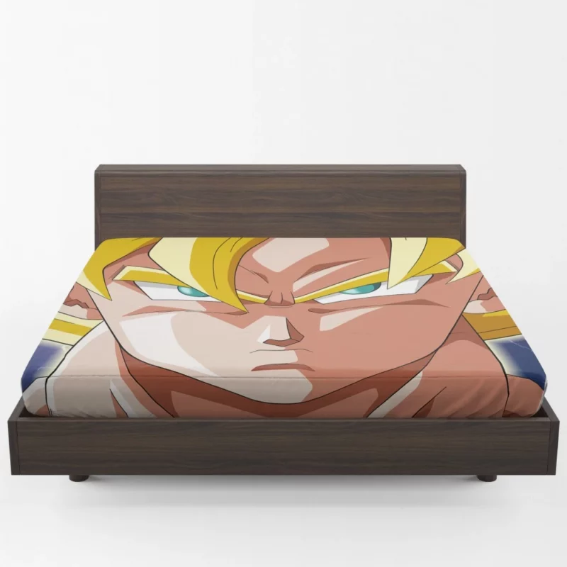 Goku Legendary SSJ Unstoppable Force Anime Fitted Sheet 1