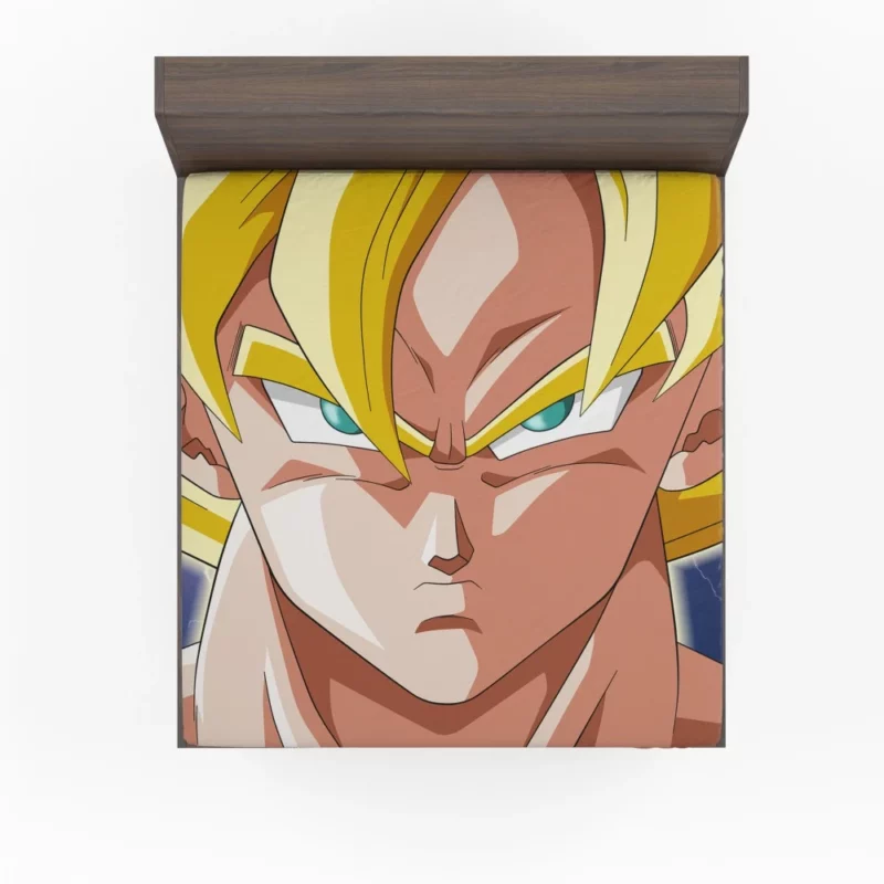 Goku Legendary SSJ Unstoppable Force Anime Fitted Sheet