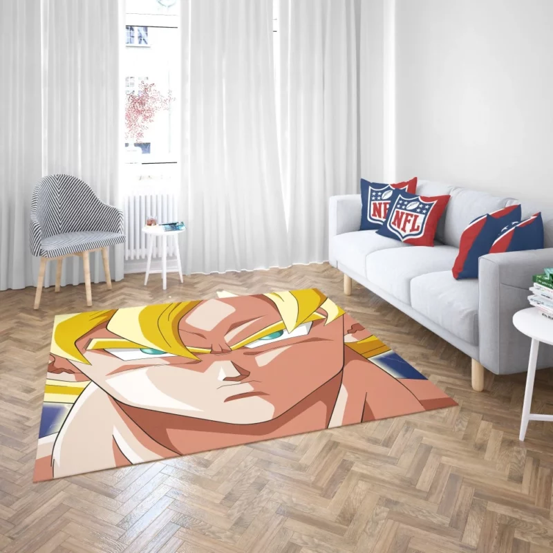 Goku Legendary SSJ Unstoppable Force Anime Rug 2