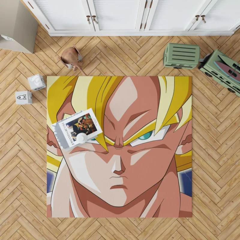 Goku Legendary SSJ Unstoppable Force Anime Rug