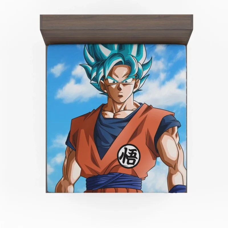 Goku Masters SSGSS Transformation Anime Fitted Sheet
