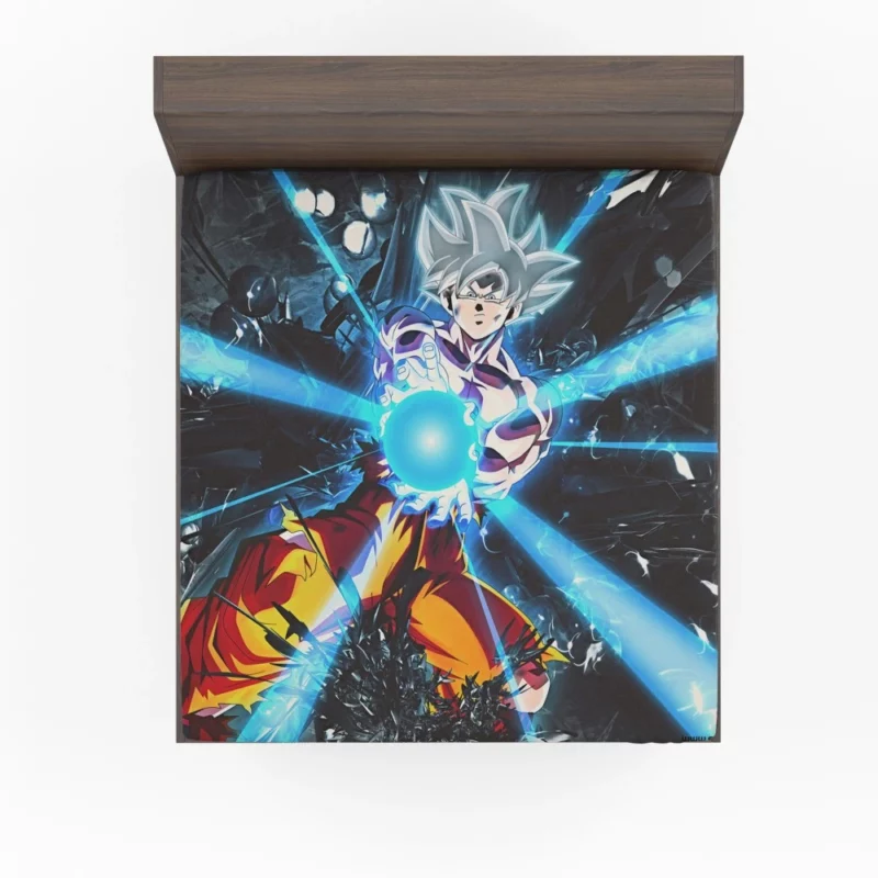 Goku Masters Ultra Instinct Power Anime Fitted Sheet